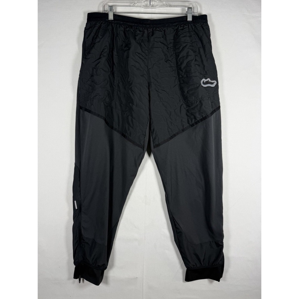 Nike Phantom Elite Pants Mens 2XL Black Quilted Wild Run Joggers DD6766-045